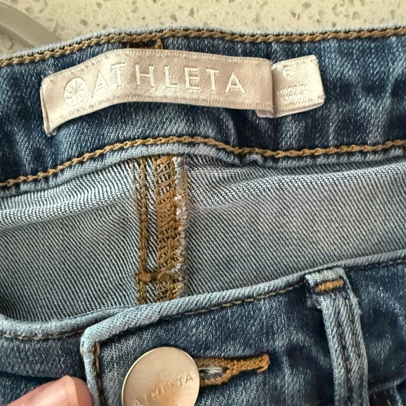 Athleta SCULPTEK™ SKINNY JEAN AZURE WASH Size 6. - Picture 5 of 8